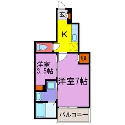 エスペランサⅡ・Ⅲの物件間取画像